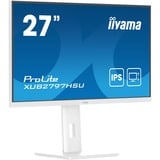 iiyama XUB2797HSU-W2, Monitor LED bianco (matto)