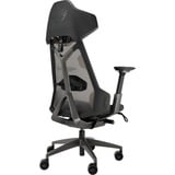 ASUS ROG Destrier Ergo Seduta in rete Schienale a rete, Sedili di gioco Nero/grigio, Seduta in rete, Schienale a rete, Nero, Grigio, Alluminio, Nero