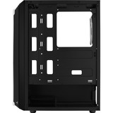 Aerocool Bionic Midi Tower Nero Nero, Midi Tower, PC, Nero, ATX, micro ATX, Mini-ITX, Acrilonitrile butadiene stirene (ABS), SPCC, Giocare