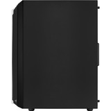 Aerocool Bionic Midi Tower Nero Nero, Midi Tower, PC, Nero, ATX, micro ATX, Mini-ITX, Acrilonitrile butadiene stirene (ABS), SPCC, Giocare