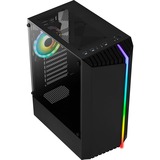 Aerocool Bionic Midi Tower Nero Nero, Midi Tower, PC, Nero, ATX, micro ATX, Mini-ITX, Acrilonitrile butadiene stirene (ABS), SPCC, Giocare