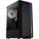 Aerocool Bionic Midi Tower Nero Nero, Midi Tower, PC, Nero, ATX, micro ATX, Mini-ITX, Acrilonitrile butadiene stirene (ABS), SPCC, Giocare