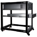 Alphacool Rack server a telaio aperto ES 19", Chassis server rack Nero