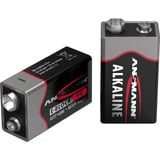 Ansmann 5015591 batteria per uso domestico Batteria monouso Alcalino Batteria monouso, Alcalino, Nero, Grigio, 17,5 mm, 26,5 mm, 48,5 mm