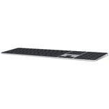 Apple Magic Keyboard tastiera USB + Bluetooth QWERTY Inglese Nero, Argento argento/Nero, Full-size (100%), USB + Bluetooth, QWERTY, Nero, Argento