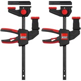 BESSEY 2x morsetto da tavolo a una mano EZR15SET Nero/Rosso