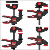 BESSEY 2x morsetto da tavolo a una mano EZR15SET Nero/Rosso