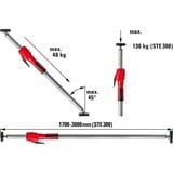 BESSEY STE300, Supporto argento/Rosso