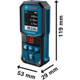 Bosch GLM 40-31 Professional, 0601075000, Telemetro blu/Nero
