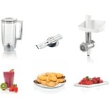 Bosch MUM54270DE robot da cucina 900 W 3,9 L Argento, Bianco bianco, 3,9 L, Argento, Bianco, 1,1 m, Operazione, 3 dischi, 220 - 240 V