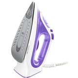 Braun TexStyle 3 SI3042VI Ferro a vapore, Ferro da stiro bianco/Viola, Ferro a vapore, Piastra in Ceramica, 2 m, 160 g/min, Viola, Argento, Bianco, 0,27 L