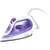 Braun TexStyle 3 - Ferro da stiro a vapore, Piastra con tecnologia FreeGlide3D, 2350W, 270ml, Viola/Bianco (SI3042VI) bianco/Viola, Piastra con tecnologia FreeGlide3D, 2350W, 270ml, Viola/Bianco (SI3042VI), Ferro a vapore, Piastra in Ceramica, 2 m, 160 g/min, Viola, Argento, Bianco, 0,27 L