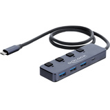 DeLOCK 64384, Hub USB grigio