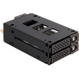 DeLOCK Cornice sostituibile Slim Bay per 2 x 2,5″ U.2 NVMe SSD, Disk enclosure 