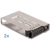 DeLOCK Cornice sostituibile Slim Bay per 2 x 2,5″ U.2 NVMe SSD, Disk enclosure 