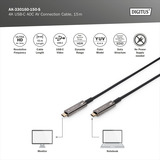 Digitus Cavo di collegamento 4K USB-C AOC AV Nero