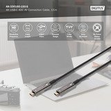 Digitus Cavo di collegamento 4K USB-C AOC AV Nero