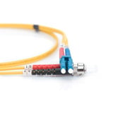 Digitus Cavo patch LWL, duplex, connettore LC > ST, monomodale OS2 giallo