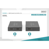 Digitus DS-55506, Estensione HDMI Nero