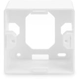 Digitus Presa dati CAT.6A, da parete, schermata, 2x RJ-45 LSA, Scatola di giunzione bianco