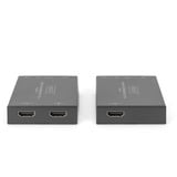Digitus Set Extender HDMI 4K/60Hz, 70 Metri, Estensione HDMI Nero