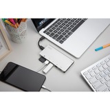 Digitus Stazione di ricarica da viaggio a 8 porte, USB Type-C™ argento, USB Type-C™, Cablato, USB 3.2 Gen 2 (3.1 Gen 2) Type-C, 100 W, USB tipo-C, 10,100,1000 Mbit/s, Argento