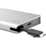 Digitus Stazione di ricarica da viaggio a 8 porte, USB Type-C™ argento, USB Type-C™, Cablato, USB 3.2 Gen 2 (3.1 Gen 2) Type-C, 100 W, USB tipo-C, 10,100,1000 Mbit/s, Argento