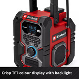 EINHELL 3407995, Radio sito lavoro rosso/Nero