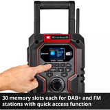 EINHELL 3407995, Radio sito lavoro rosso/Nero