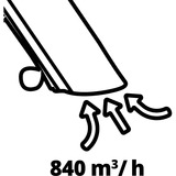 EINHELL Aspiratore/Soffiatore per foglie GC-EL 3000 E, Soffiafoglie / Soffiante rosso/Nero