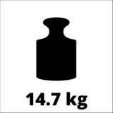 EINHELL TC-DH 43 Nero, Rosso 1600 W rosso/Nero, Nero, Rosso, 43 J, 1800 IPM, AC, 1600 W, 230 V