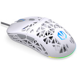 ENDORFY EY6A021, Mouse da gioco bianco