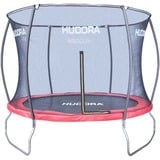 HUDORA Fantastic Trampolino 300V, Attrezzature per il fitness Nero/Rosso