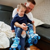 HUDORA Pattini My First Quad Mis. 30-33 ciano