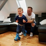 HUDORA Pattini My First Quad Mis. 30-33 ciano