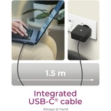 ICY BOX IB-PS111-PD Universale Nero AC Interno, Caricabatterie Nero, Interno, AC, 1,5 m, Nero