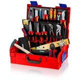 KNIPEX 00 21 19 LB E, Set di strumenti rosso