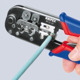 KNIPEX 97 51 10 SB, Pinza crimpatrice blu/Rosso