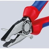 KNIPEX KP-0302180 Pinze, Pinze universali blu, Blu/Rosso, 18 cm, 254 g