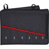 KNIPEX Kult borsa avvolgibile per chiavi a pappagallo 00 19 55 S4 LE, vuota Nero/Rosso