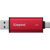 Kingston Dual Portable 1 TB, Disco a stato solido rosso/Nero