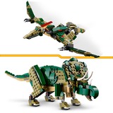 LEGO Creator 3 in 1 31151 T. Rex, Dinosauro Giocattolo Trasformabile in Triceratopo e Pterodattilo, Giochi per Bambini 9+, Giochi di costruzione Dinosauro Giocattolo Trasformabile in Triceratopo e Pterodattilo, Giochi per Bambini 9+, Set da costruzione, 9 anno/i, Plastica, 626 pz, 953 g