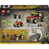 LEGO Trasportatore Jurassic World per il giovane T.Rex, Giochi di costruzione Giocattolo con Dinosauro, ATV e 2 Minifigure, Regalo 4+, Set da costruzione, 4 anno/i, Plastica, 115 pz, 350 g