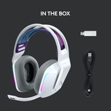 Logitech G733 Cuffia Padiglione auricolare Bianco, Cuffia da gioco bianco, Cuffia, Padiglione auricolare, Giocare, Bianco, Stereofonico, Manopola