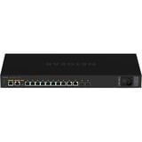 Netgear GSM4212PX Gestito L2/L3 Gigabit Ethernet (10/100/1000) Supporto Power over Ethernet (PoE) 1U Nero, Interruttore Gestito, L2/L3, Gigabit Ethernet (10/100/1000), Supporto Power over Ethernet (PoE), Montaggio rack, 1U