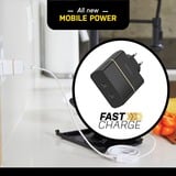 Otterbox Caricatore rapido da parete USB-C, 50W combinati, Caricabatterie Nero