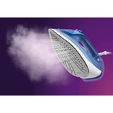 Philips Serie 3000 Ferro da stiro a vapore DST3031/20 blu/Bianco, Ferro a vapore, Piastra in Ceramica, 1,9 m, 180 g/min, Blu, 40 g/min