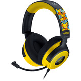 Razer Kraken V4 X - Pokémon Kanto Starters Edition, Cuffia da gioco Nero/Giallo