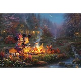 Schmidt Spiele Thomas Kinkade Studios: Disney - Mickey e Minnie al falò degli innamorati, Puzzle 