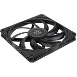 SilverStone Air Slimmer 140, Ventola Nero